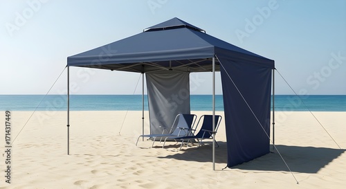 gazebo on the beach