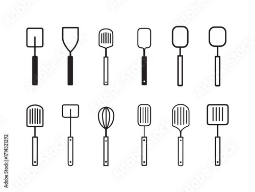 Spatula Set Nonstick Cooking Tool Design