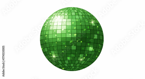 Green Disco Ball