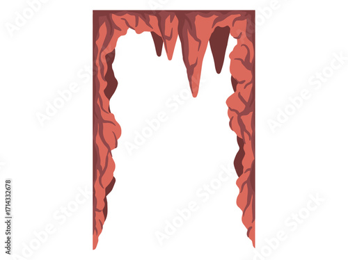 Jungle Cave Forest Background Illustration
