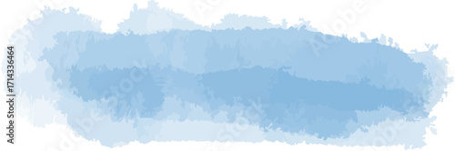 Watercolor blue stain texture. Vector abstract background 