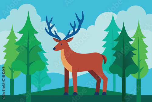 deer in the forest