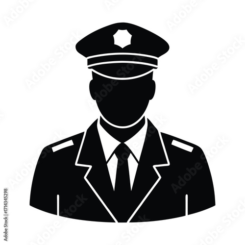 police officer vector illustration