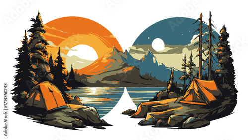 Woman in Business Attire Standing by Tree and Woman Collecting Fruits