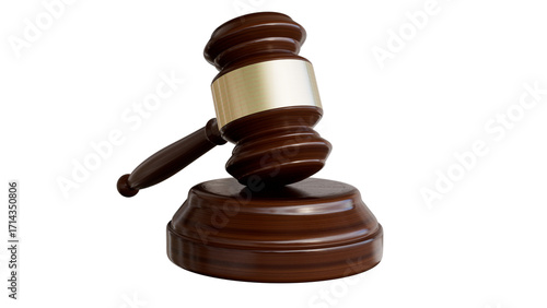 Judge’s Gavel on Block