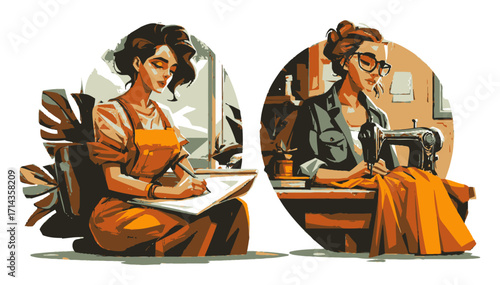 Business Professionals Observing Agricultural Operations in Rural Landscape