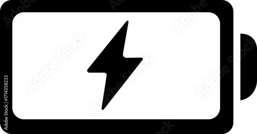 Battery Charge Icons. Solid style icons of battery charging animations: pulsing battery icon, circular charge symbol,battery icon silhouette vector illustration, Flat Graphic Design.