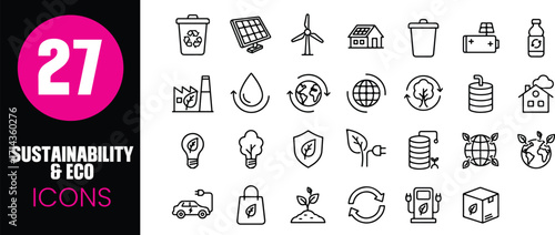 Sustainability & Eco Icons