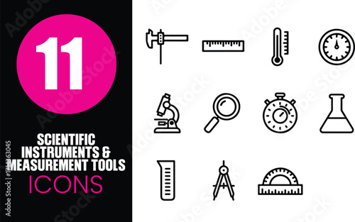 Scientific Instruments & Measurement Tools Icons
