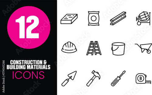Construction & Building Materials Icons