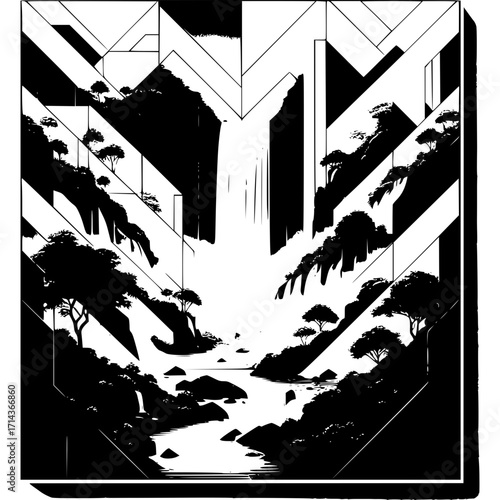 black and white background