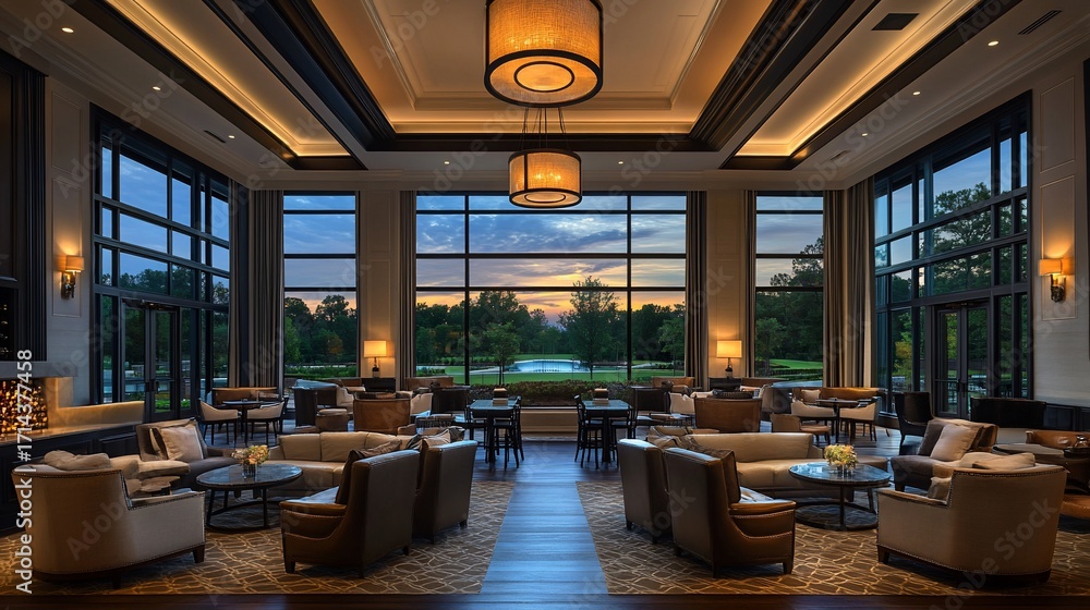 custom made wallpaper toronto digitalLuxurious, spacious lounge with expansive views.