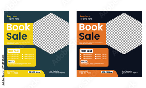 Book Sale Social Media Post Design