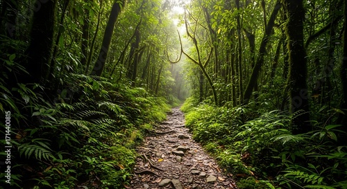 Jungle path.