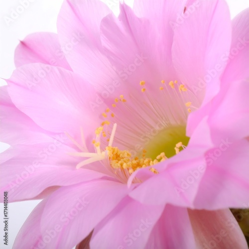 Close-up of a pink cactus flower