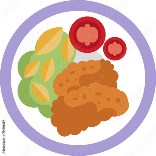 Milanesa: Crispy, golden meat dish often served with potatoes or salad.