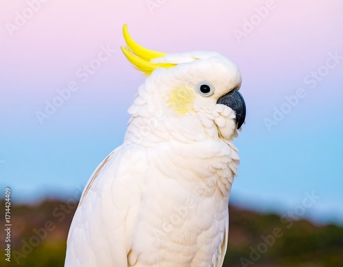 Close-up portrait of a cockatoo