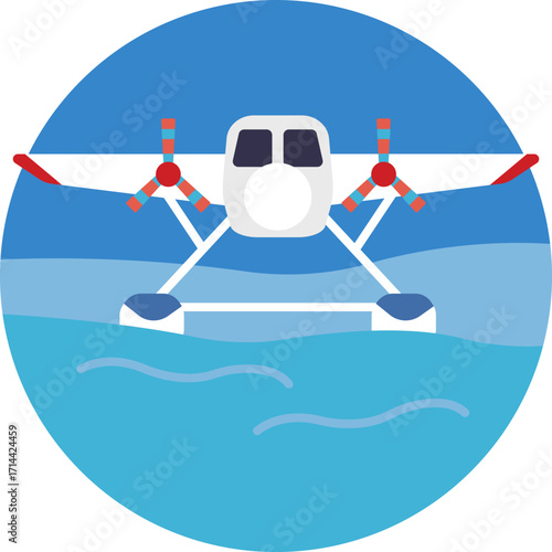A seaplane designed to take off from and land on water.