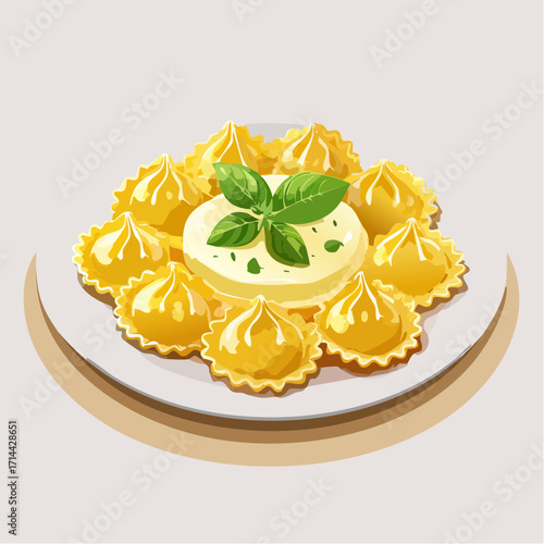 Kürbisravioli mit Salbeibutter