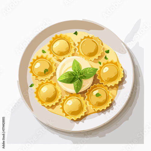 Kürbisravioli mit Salbeibutter