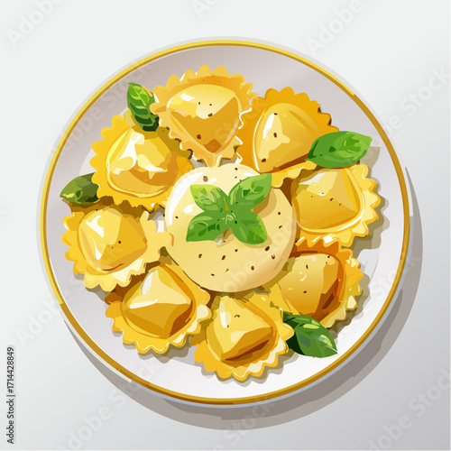 Kürbisravioli mit Salbeibutter