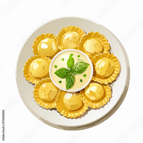 Kürbisravioli mit Salbeibutter