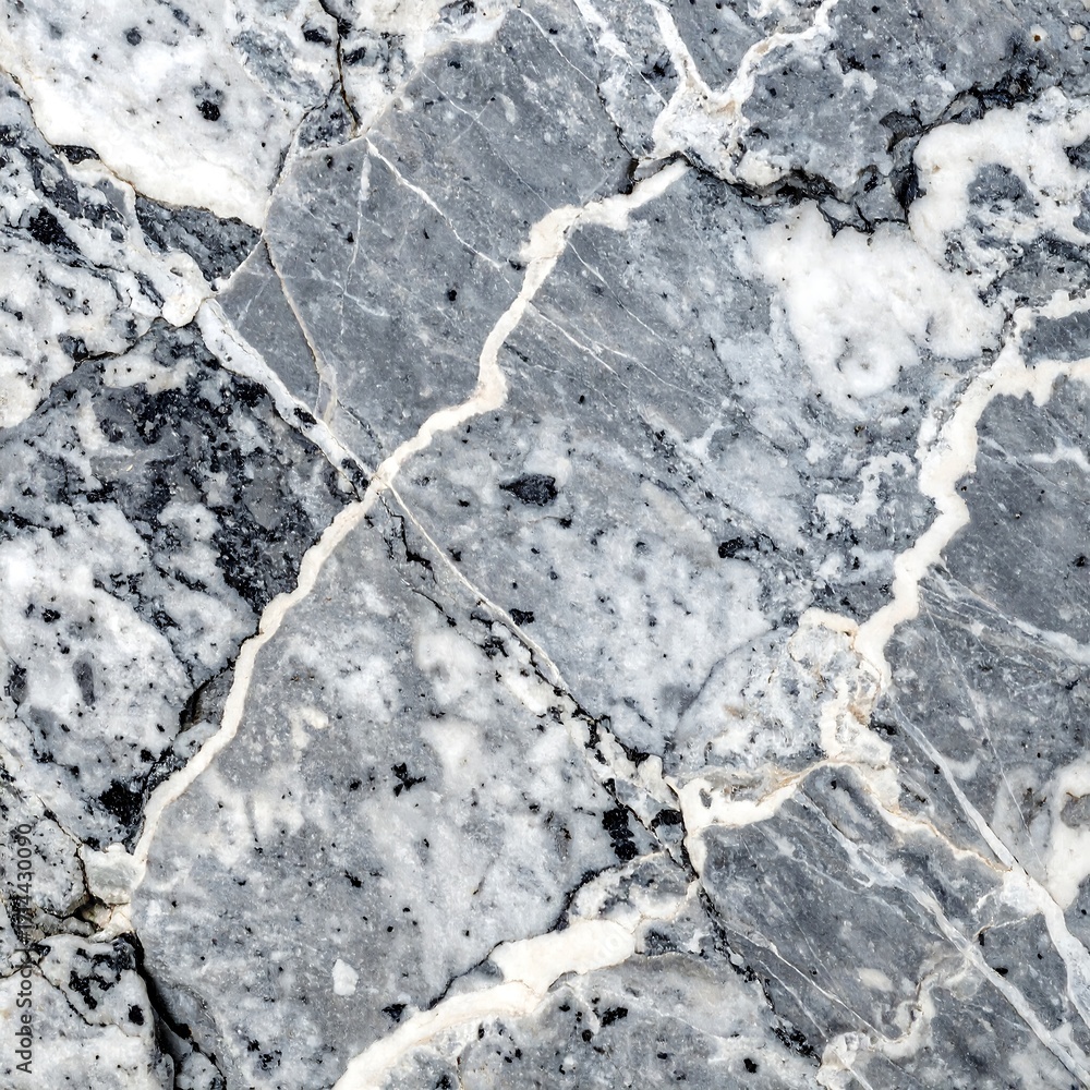 Fototapeta premium Gray and white marble texture