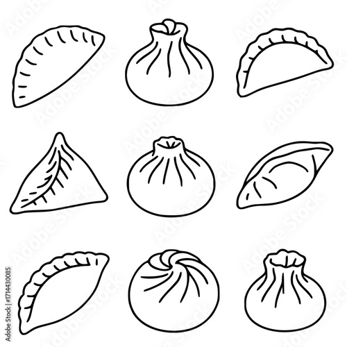 set of different kinds of dimsum