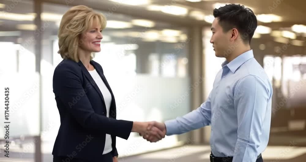 custom made wallpaper toronto digitalBusiness professionals shaking hands in modern office (4)
