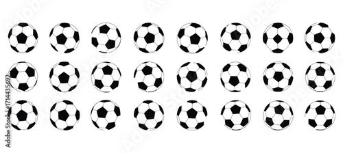 WebDynamic soccer ball pattern perfect for sports themed designs, print projects, and exciting athletic backgrounds, envision energetic team spirit and vibrant competitive events with this versatile d