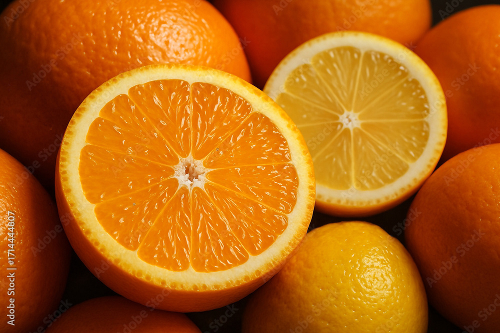 Fototapeta premium oranges freshly