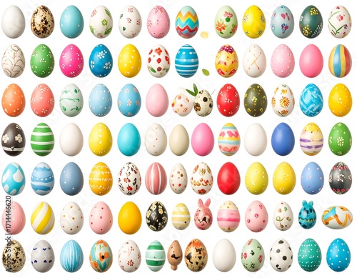Colorful Easter eggs