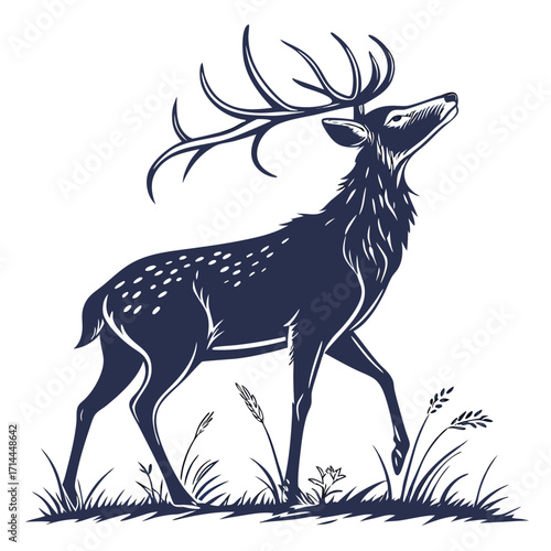 deer silhouette vector