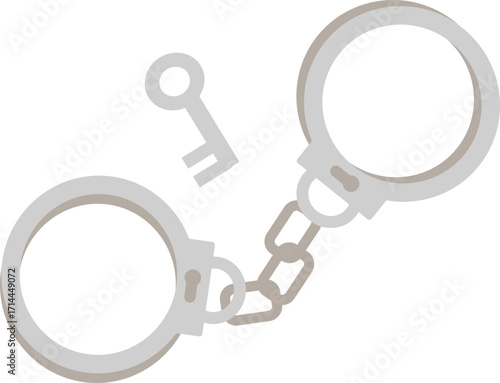 handcuffs symbol vector