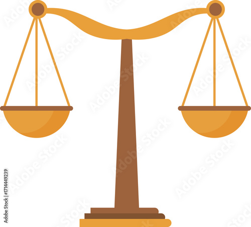scales of justice vector illustration