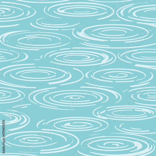 Light blue backdrop with white ripple patterns creating a seamless abstract water surface