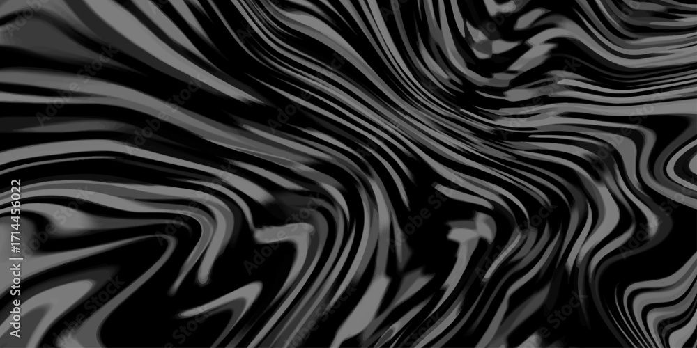 Fototapeta premium Abstract liquid wave background texture. Trendy dark liquid marble style. Ideal for web, Abstract black and white marble texture background. Ideal for web, advertisement, prints, wallpapers