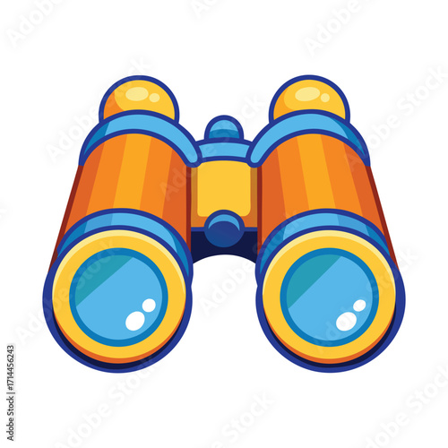 binocular clipart vector Illustration drawing