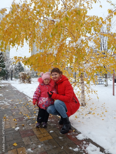 mother and daughter