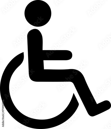 Wheelchair Accessibility Icon – Disability Symbol Vector
