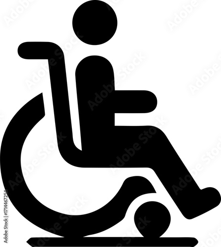 Wheelchair Accessibility Icon – Disability Symbol Vector