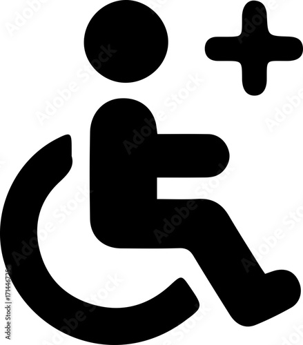 Wheelchair Accessibility Icon – Disability Symbol Vector