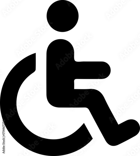 Wheelchair Accessibility Icon – Disability Symbol Vector