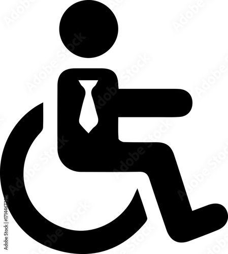Wheelchair Accessibility Icon – Disability Symbol Vector