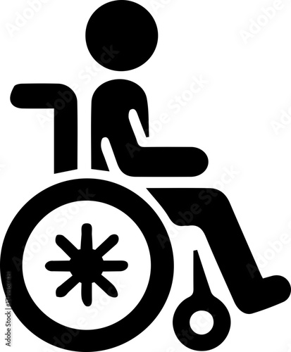 Wheelchair Accessibility Icon – Disability Symbol Vector