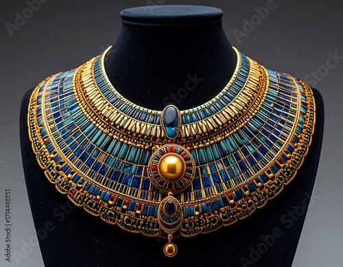 Ancient Egyptian gold necklace