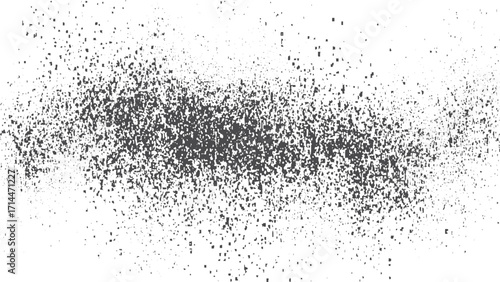 Vector dust and scratched texture with distressed grunge concrete wall background. Abstract grunge overlay texture with dust particles and scratched wall distressed design. 