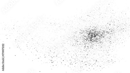 Vintage distressed grunge texture with grainy dust overlay and abstract noise background. Splattered grain noise texture with subtle distressed dust grunge background vector design. 