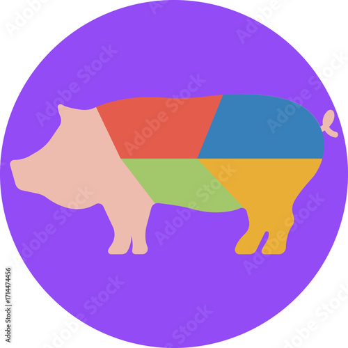 Sliced or whole pork sections commonly sold by butchers.