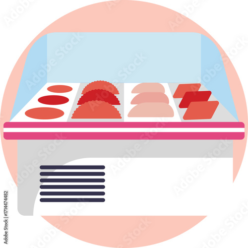 Refrigerator for meat storage to keep products fresh